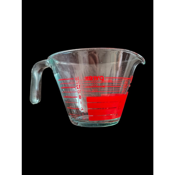Pyrex 2 Cup Glass Measuring Cup Wil Large Numbers - Picture 1 of 6